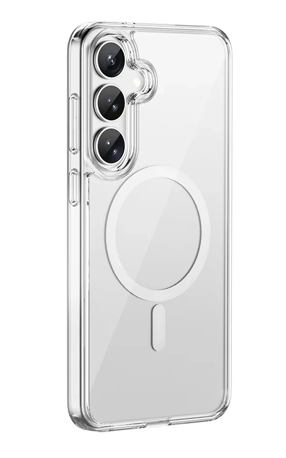 Накладка Wiwu для Galaxy S26 iShield Pro MagSafe, Прозрачная (MCC-101). Фото 1