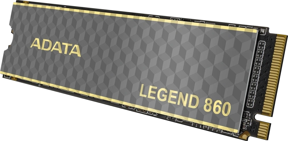 SSD накопитель A-Data Legend 860 1ТБ, M.2 2280, PCIe 4.0 x4, NVMe, M.2 (SLEG-860-1000GCS). Фото 3