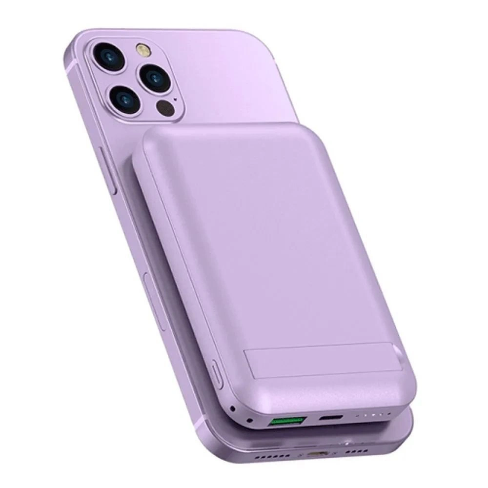 Внешний аккумулятор Wiwu Magnetic SC10000WHT 10000mAh, Фиолетовый. Фото 1