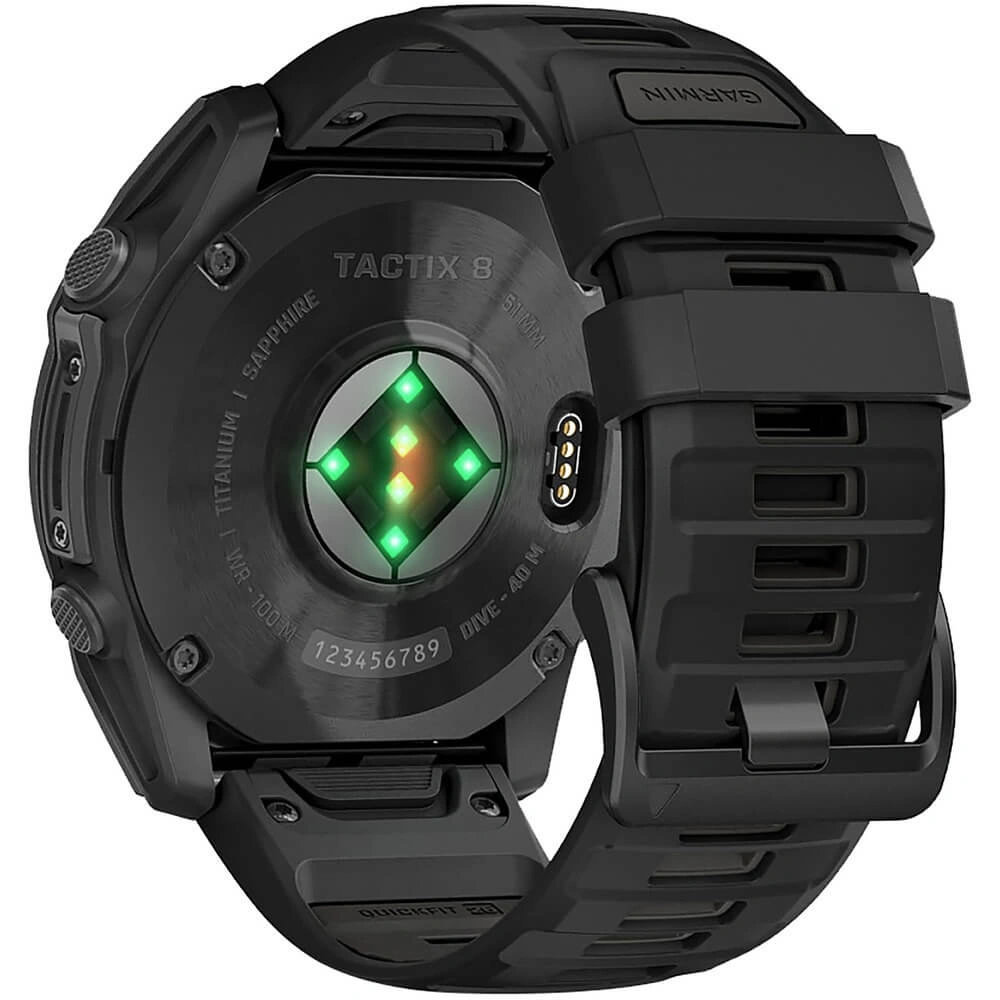 Умные часы Garmin Tactix 8 51mm, Amoled/Sapphire, Standard Edition, Чёрный (010-03406-01). Фото 4