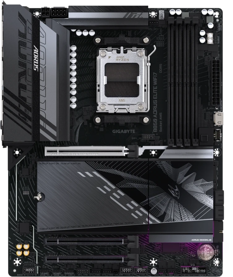 Материнская плата Gigabyte B850 AORUS ELITE WIFI7. Фото 1