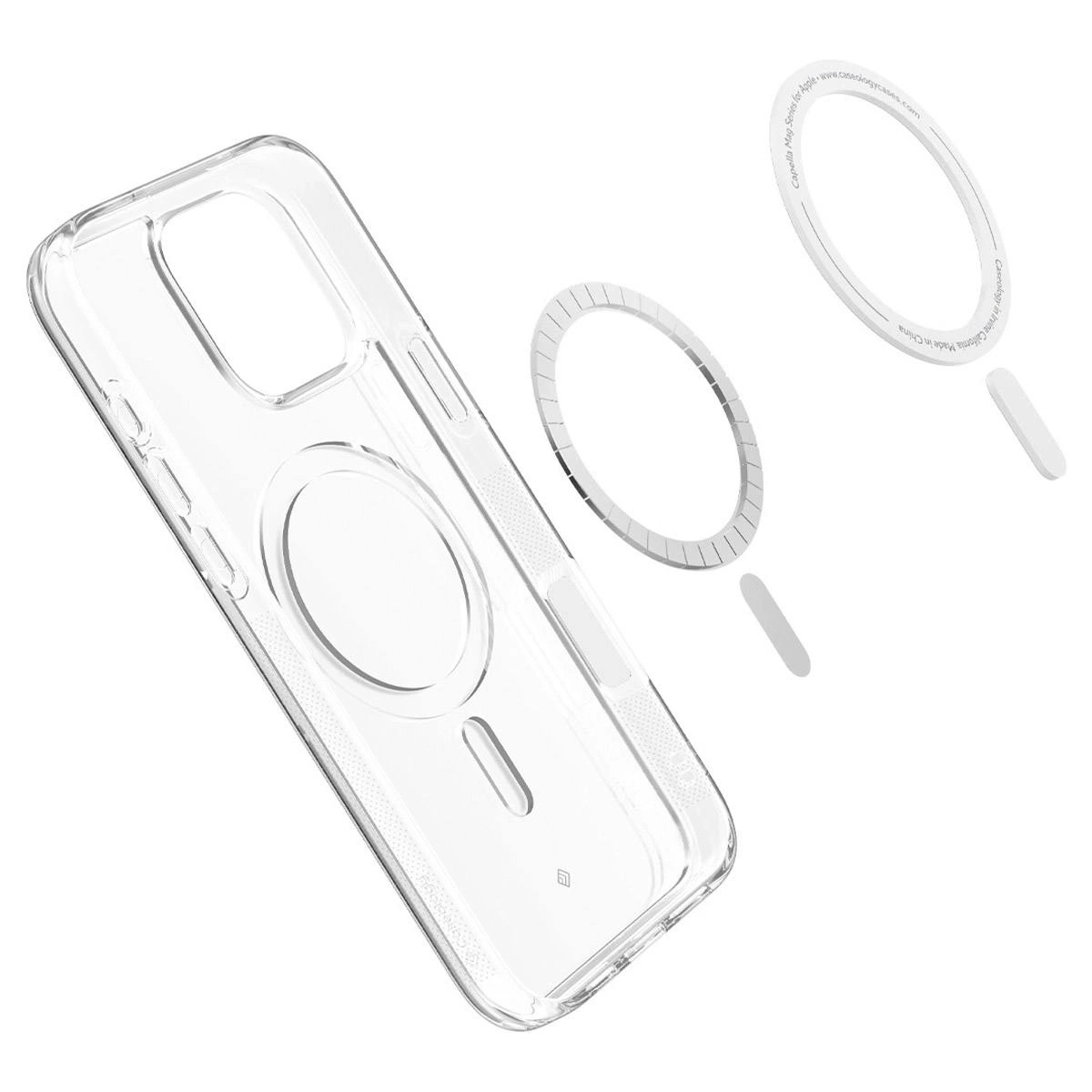 Накладка Spigen Caseology Capella (MagSafe) для iPhone 16 Pro, Clear (ACS08182). Фото 4