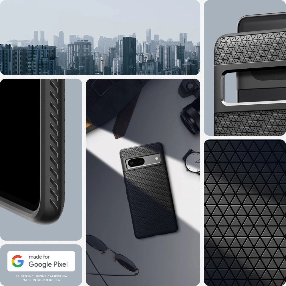 Накладка Spigen для Google Pixel 7 Liquid Air, Black (ACS04696). Фото 11