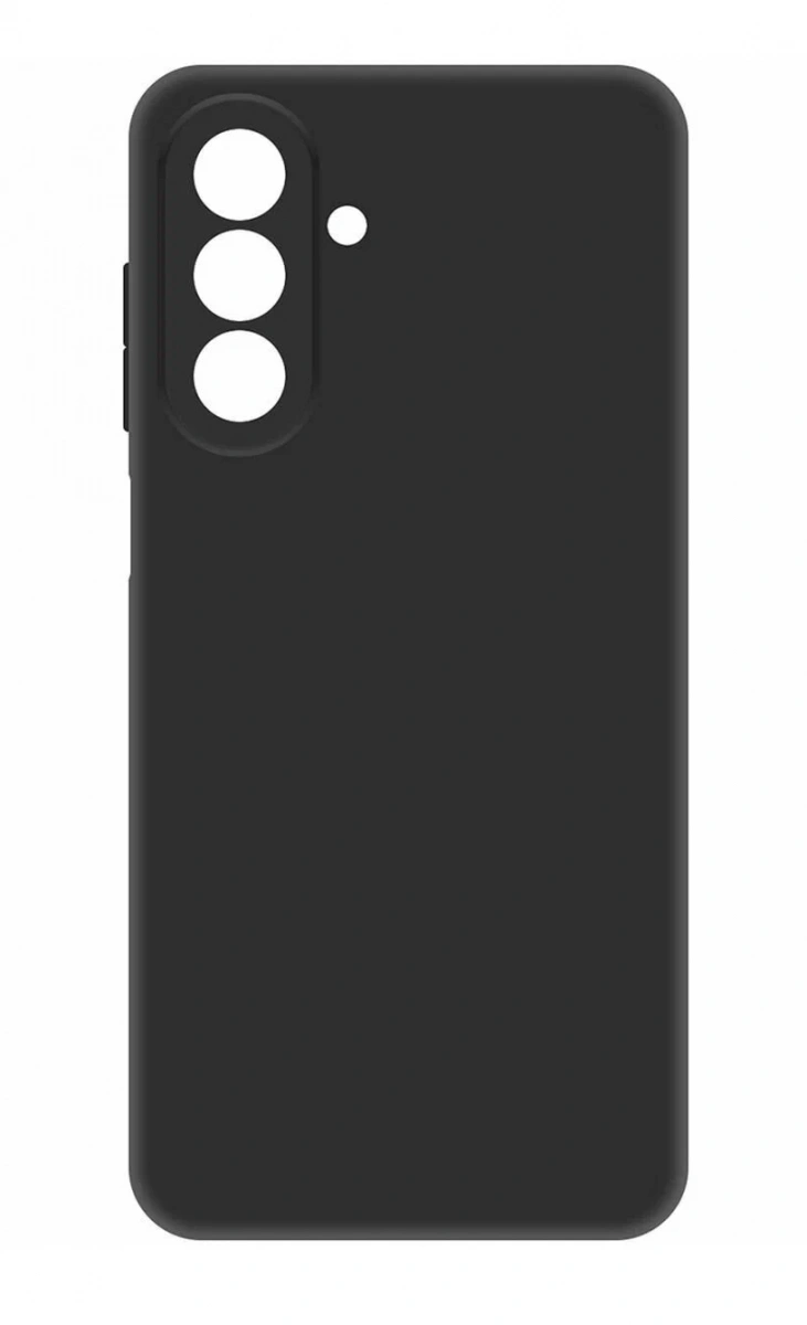 Накладка Krutoff Silicone Case для Samsung Galaxy A26/A17 5G, Чёрная. Фото 1