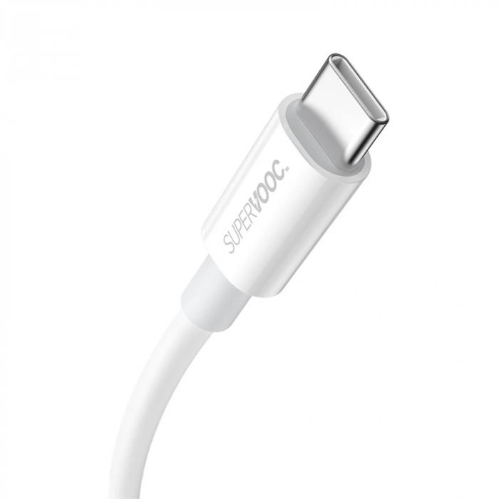 Кабель Baseus Superior Series (SUPERVOOC) Fast USB to Type-C 65Вт 1м, Белый (CAYS000902). Фото 2