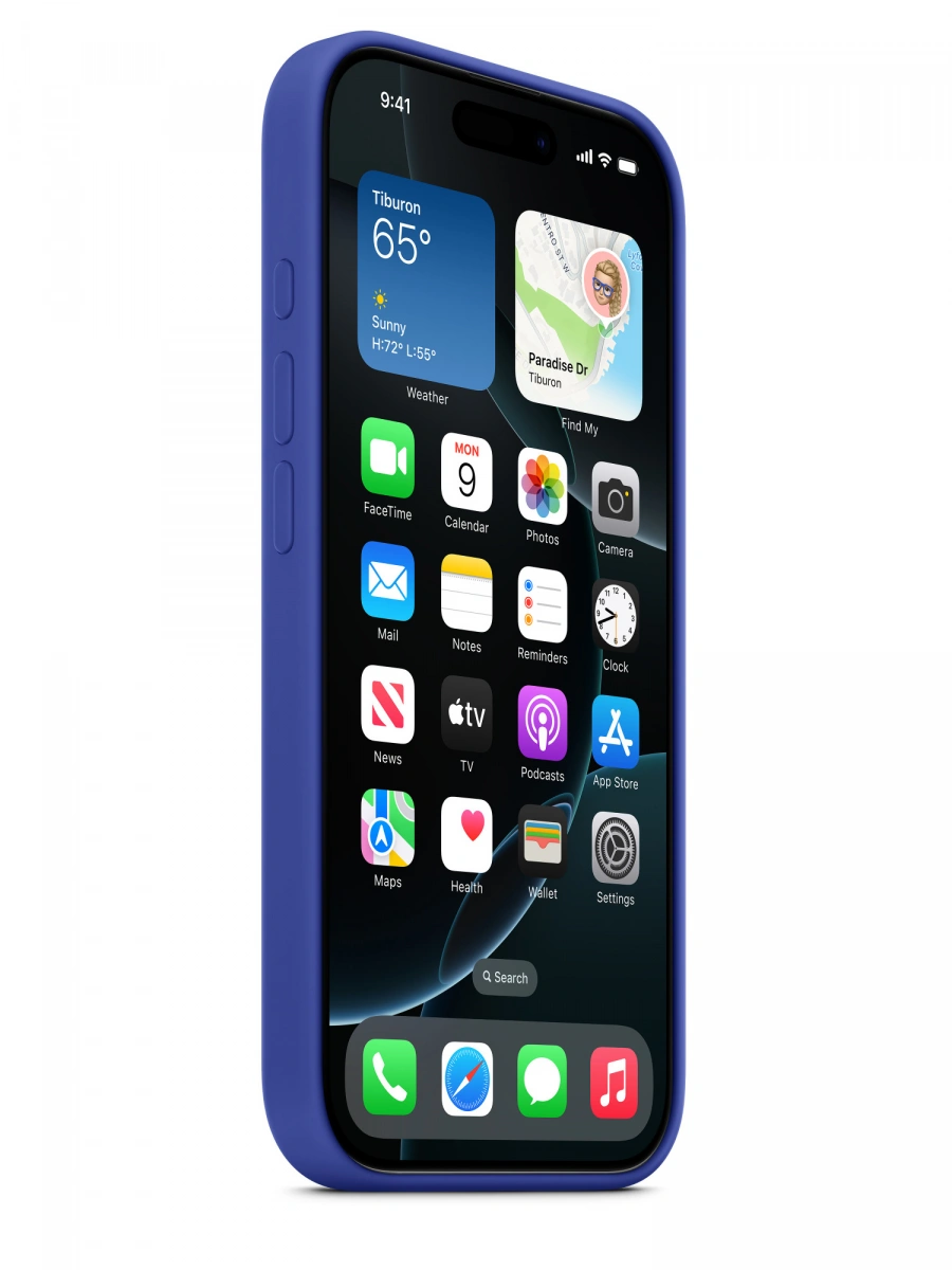 Накладка для iPhone 16 Pro Silicone Case With MagSafe, Ultramarine. Фото 5
