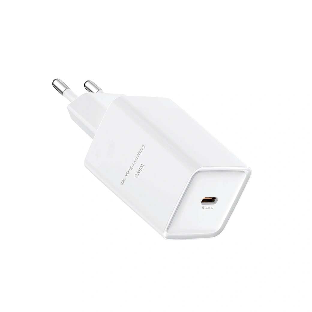 Сетевое зарядное устройство Wiwu Essen Fast Charge Travel Adapter Type-C 45W Wi-G036, Белое. Фото 4