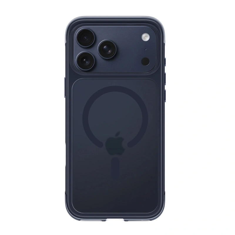 Накладка Wiwu для iPhone 17 Pro Max AeroShield Pro (MagSafe), Тёмно-синий (AS-202). Фото 3