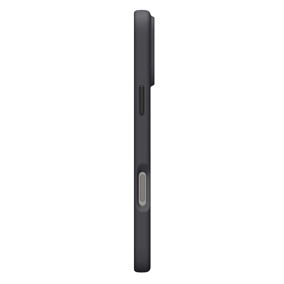 Накладка Spigen Silicone Fit (MagSafe) для iPhone 17 Pro Max, Чёрная матовая (ACS10270). Фото 5