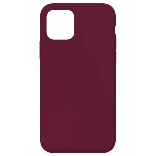 Накладка Silicone Case для iPhone 11, Винная. Фото 1