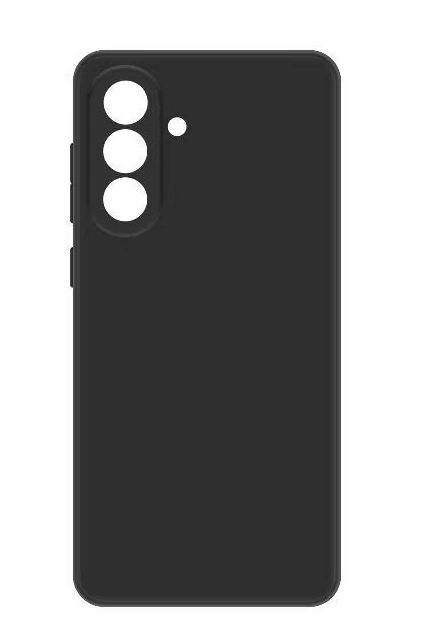 Накладка Krutoff Silicone Case для Samsung Galaxy A36/A56 5G, Чёрная. Фото 1