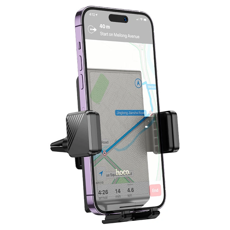 Держатель Hoco H48 Precious, Black. Фото 2