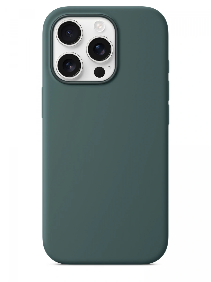 Накладка для iPhone 16 Pro Max Silicone Case With MagSafe, Lake Green. Фото 3