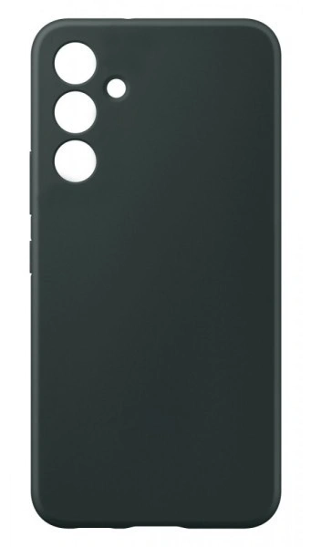 Накладка Silicone Case Logo для Samsung Galaxy A35 5G, Тёмно-зелёная. Фото 1