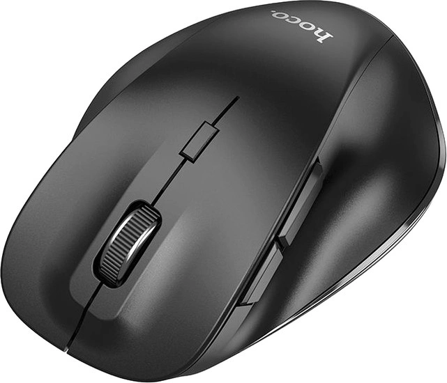 Мышь беспроводная Hoco GM24 Business, Bluetooth V3.0+5.2, 800-1600dpi, 2,4G, Чёрная. Фото 2
