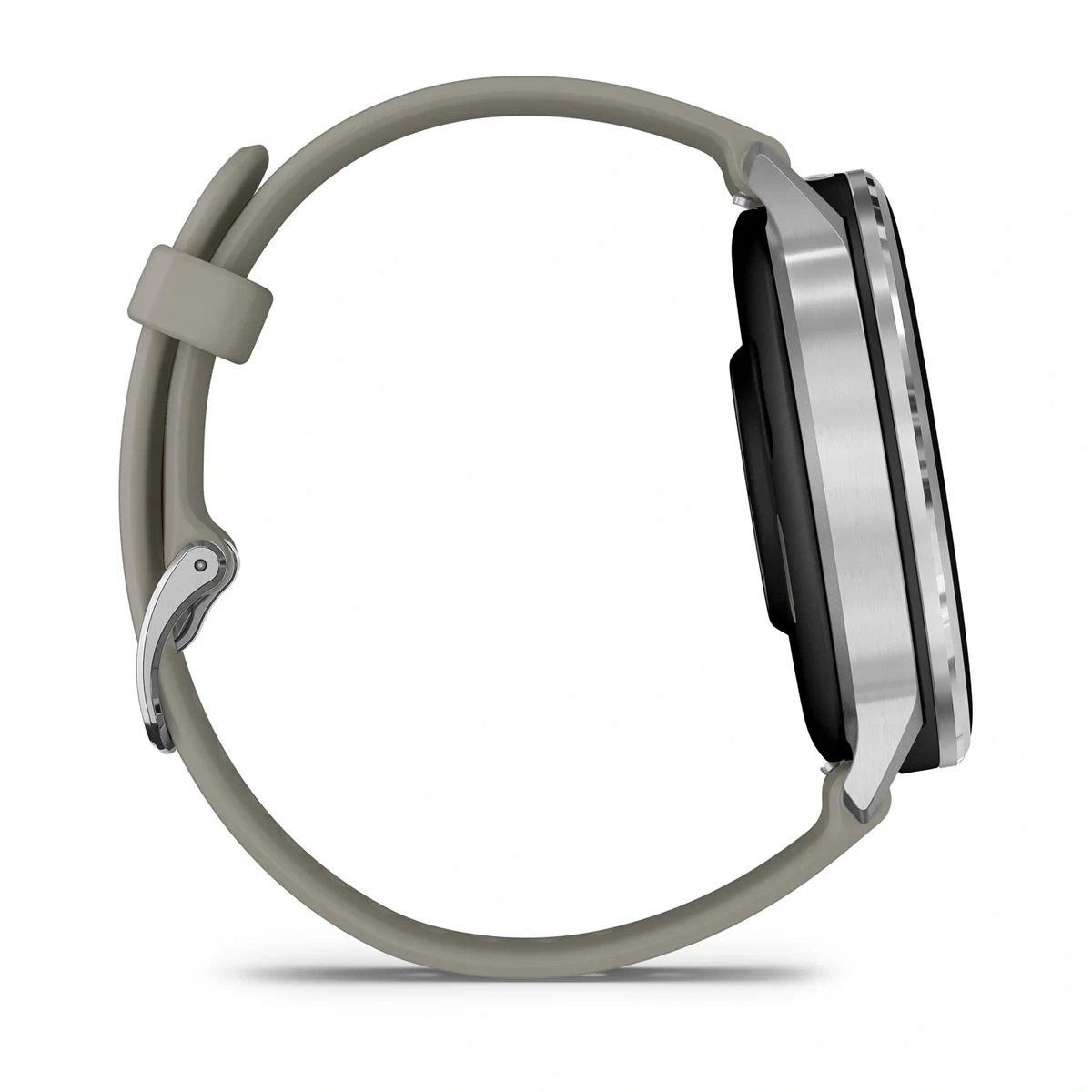 Умные часы Garmin Venu 4 45мм Серебристые с серым силиконовым ремешком (010-03014-41). Фото 4