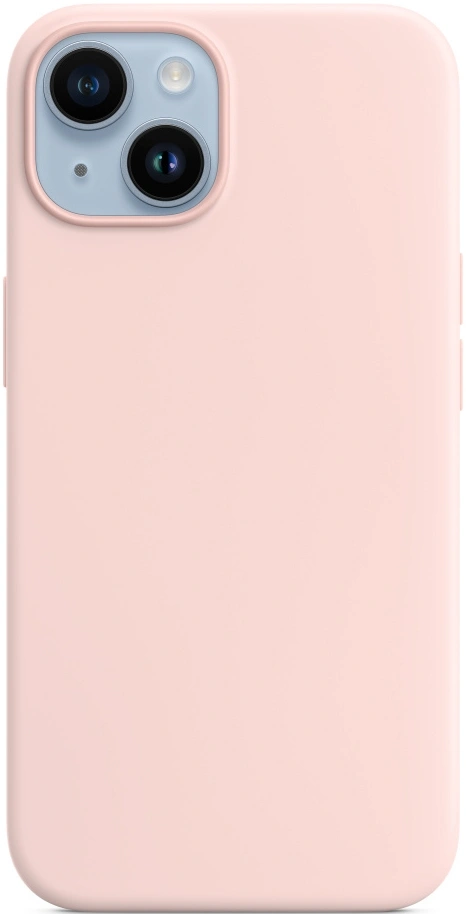 Накладка Silicone Case With MagSafe для iPhone 15, Розовая. Фото 1