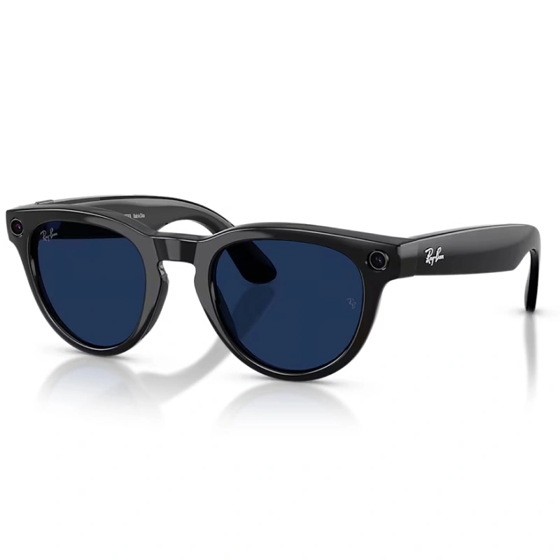 Умные очки Ray Ban Headliner (Gen 2) RW4013 Глянцевый чёрный/Синий фотохром M 150-50 (601/MF50). Фото 2