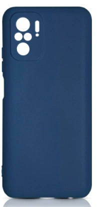 Накладка Silicone Case для Redmi Note 10/10S/M5s, Синяя. Фото 1
