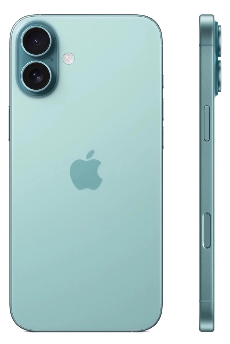 Смартфон Apple iPhone 16 256Гб Бирюзовый (eSIM+SIM) (Без RuStore). Фото 2