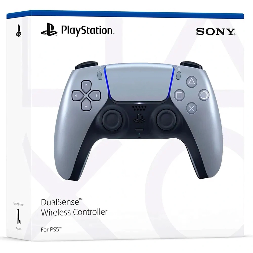 Беспроводной контроллер Sony DualSense (PS5), Sterling Silver (CFI-ZCT1W). Фото 4