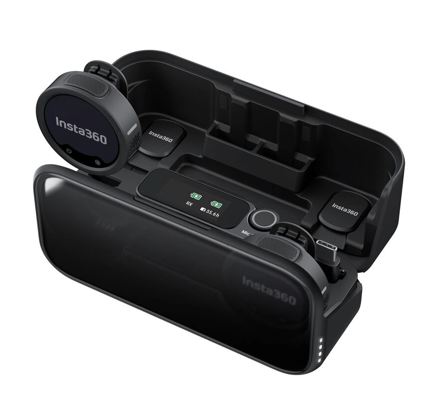 Микрофон беспроводной Insta360 Mic Pro (2TX+1RX+Charging Case) (Mic Pro01). Фото 2