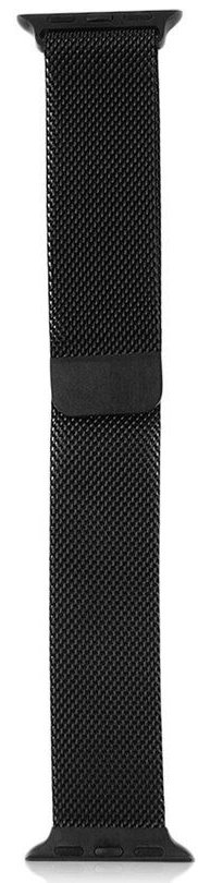 Ремешок для Apple Watch 44/45/46/49мм миланский сетчатый браслет, Black. Фото 2