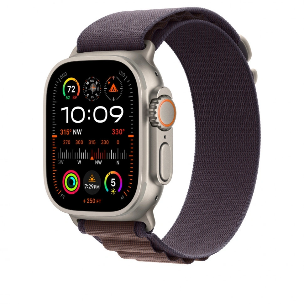 Ремешок Alpine Loop для Apple Watch 44/45/46/49мм, Indigo. Фото 1
