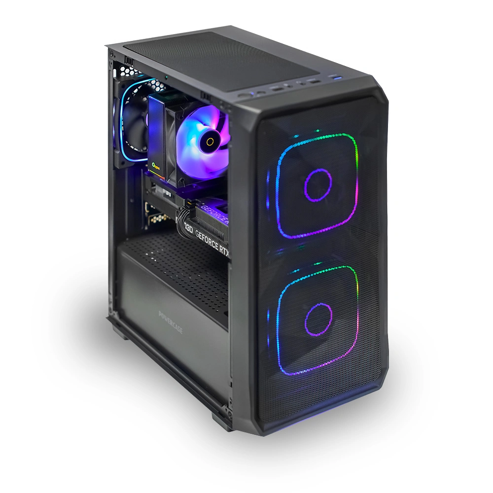 Системный блок CORE S (SM06 Intel Core i3-12100, 16Gb DDR4, RTX5060, SSD 512Gb M.2, GIGABYTE H610M-K, 550Вт). Фото 3
