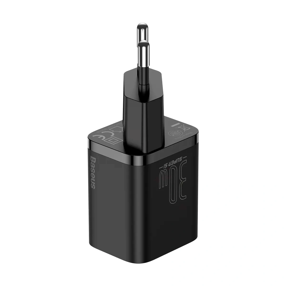 Сетевое зарядное устройство Baseus Super Si Quick charger 30W EU,  Черное (CCSUP-J01). Фото 2