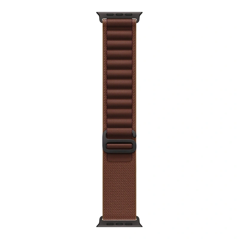 Умные часы Apple Watch Ultra 4 (2026) GPS+Cellular 49мм, Чёрный титановый корпус, ремешок "Бургунди альпийская петля" размер L 165-210 мм (MJC24). Фото 3
