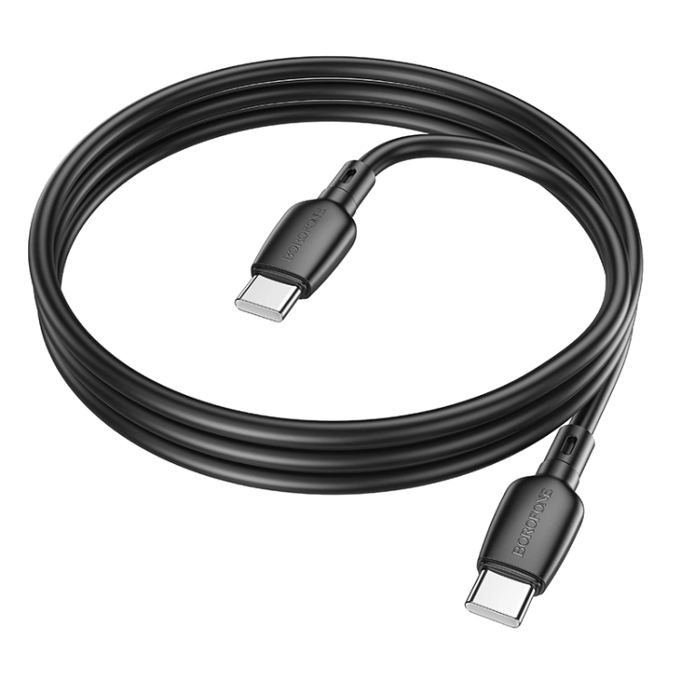 Кабель Borofone BX93 Type-C for Type-C 100Вт 1м, Чёрный. Фото 4