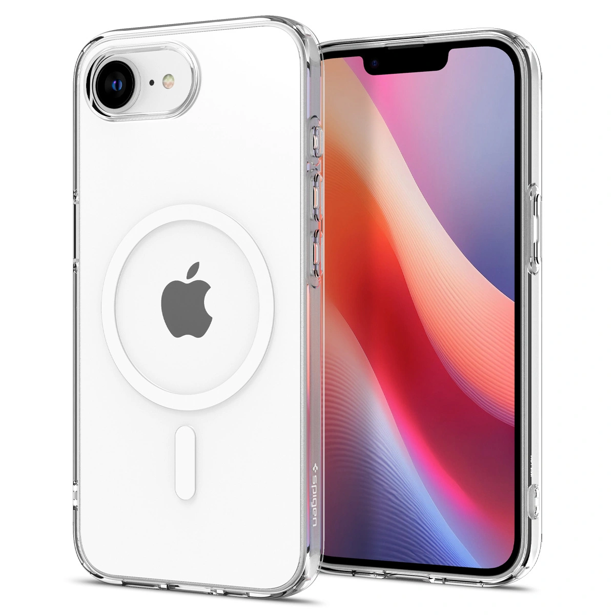 Накладка Spigen Liquid Crystal MagSafe для Phone 17e / 16e, Clear White (ACS09150). Фото 1