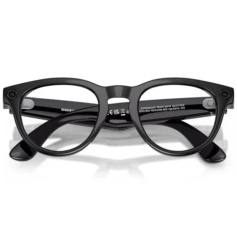 Умные очки Ray Ban Headliner (Gen 2) RW4013 Глянцевый чёрный/Серо-зелёный фотохром M 150-50 (601/1M50). Фото 7