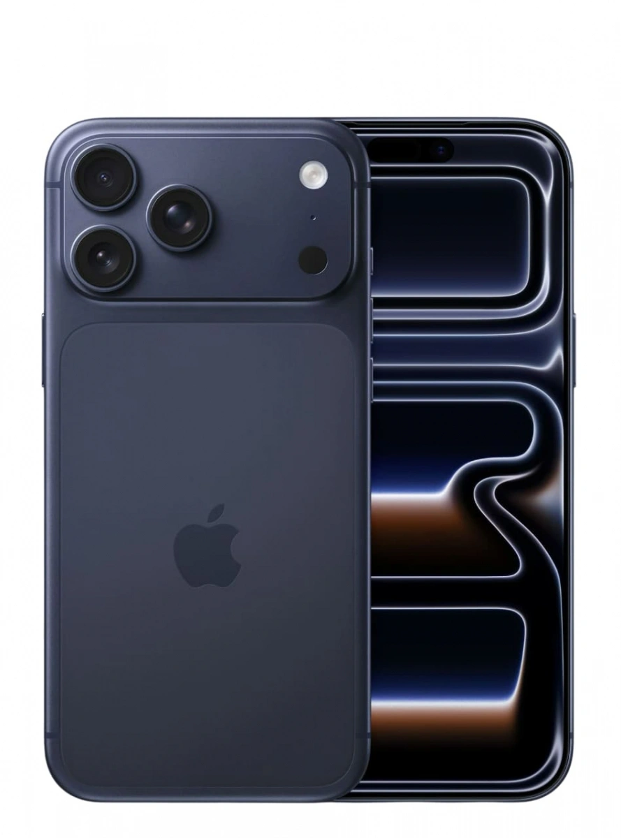 Смартфон Apple iPhone 17 Pro 1Тб, Тёмно-синий (eSIM+SIM) (Без RuStore). Фото 1