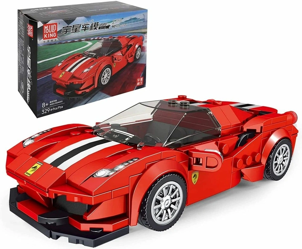 Конструктор Mould King Models 27006. Ferrari 488 GTB, 329 деталей. Фото 6