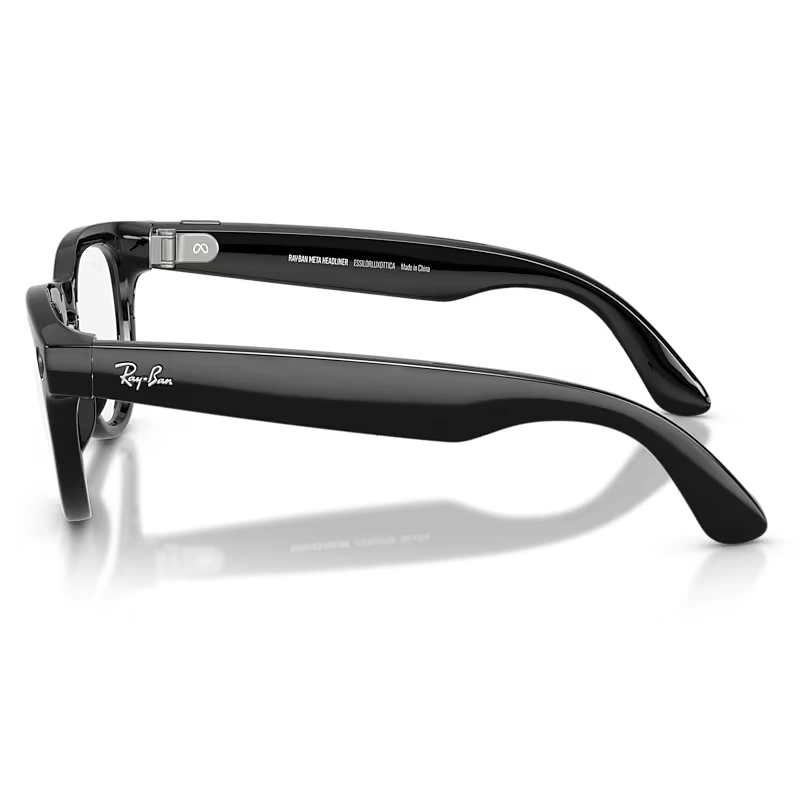 Умные очки Ray Ban Headliner (Gen 2) RW4013 Глянцевый чёрный/Синий фотохром M 150-50 (601/MF50). Фото 5