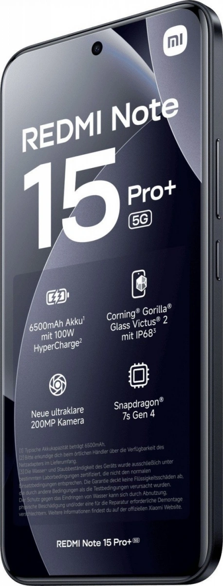 Смартфон Redmi Note 15 Pro Plus 5G 12/512Гб Чёрный. Фото 2