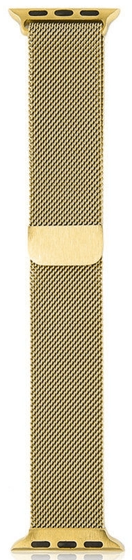 Ремешок для Apple Watch 44/45/46/49мм миланский сетчатый браслет, Gold. Фото 2