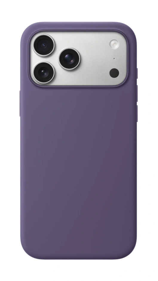 Накладка Silicone Case With MagSafe для iPhone 17 Pro Max, Фиолетовый. Фото 1