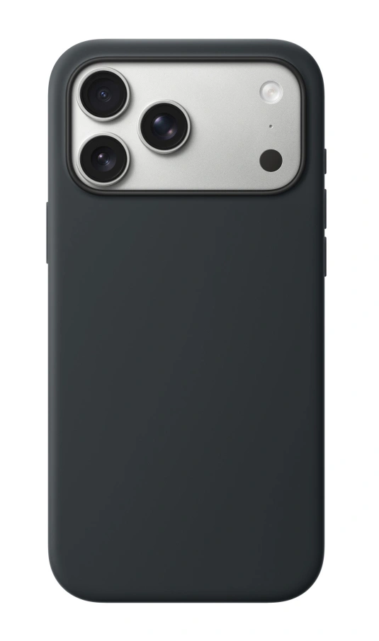 Накладка Silicone Case для iPhone 17 Pro Max, Чёрная. Фото 1