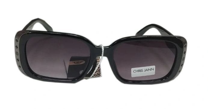 Солнцезащитные очки Chris Jann CJ0798 (C1) 54 18-143, Чёрные. Фото 1