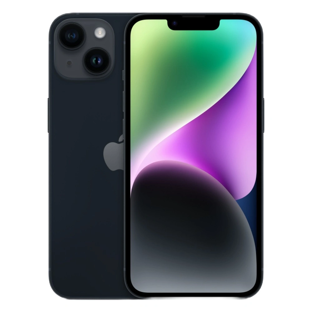 Смартфон Apple iPhone 14 128Гб Тёмная ночь (eSIM+SIM) (Без RuStore). Фото 1