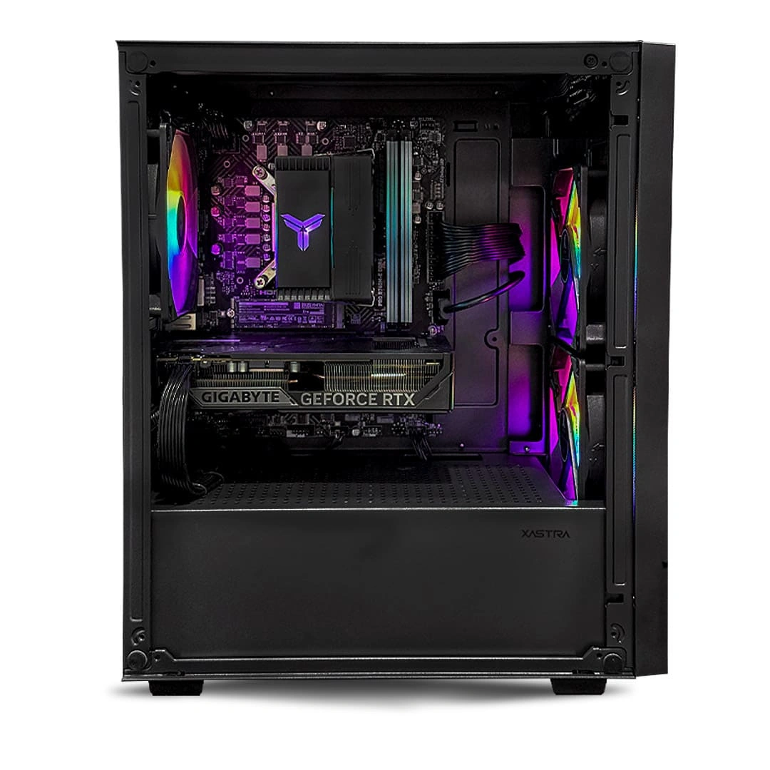 Системный блок CORE M (A306 Intel Core i5-12400F, 32Гб DDR4, RTX5060, SSD 1Тб M.2, Intel B760M-E, 650Вт). Фото 2