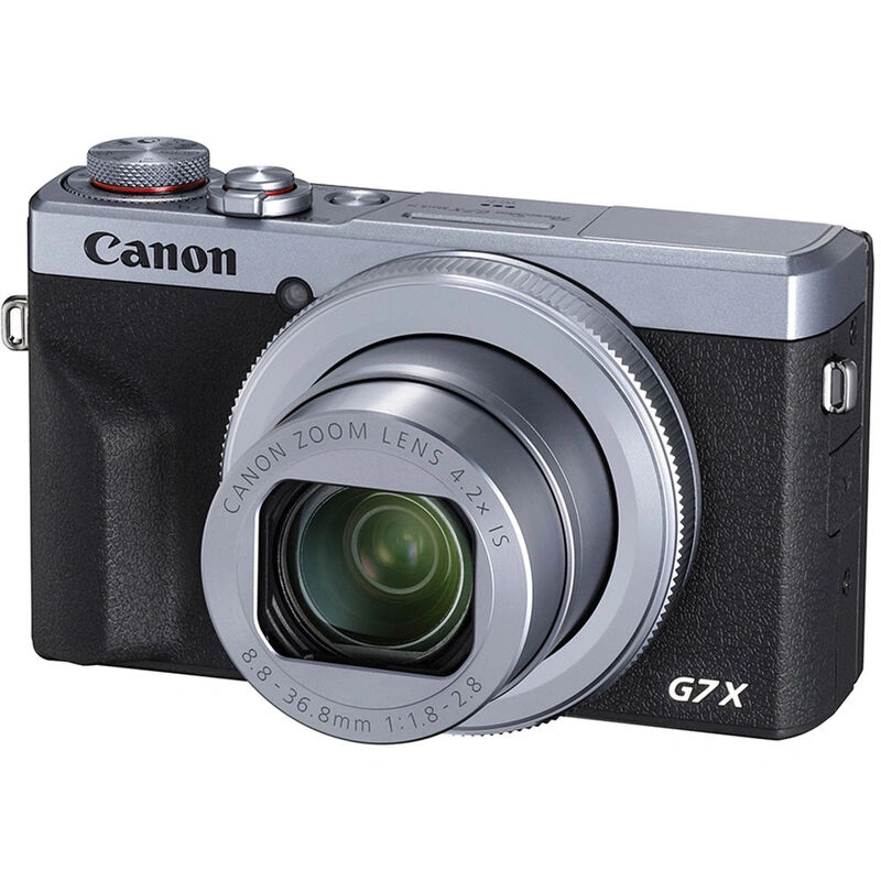 Фотоаппарат Canon PowerShot G7 X Mark III Серебристый. Фото 1