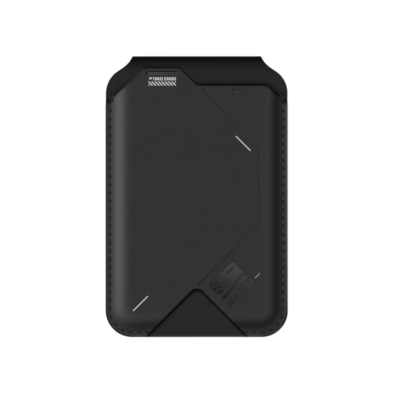 Магнитный бумажник Aulumu G02 MagSafe, Чёрный (UA-G02-BK). Фото 1