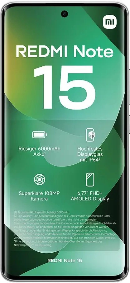 Смартфон Redmi Note 15 8/256Гб Лесной зелёный (NFC). Фото 2