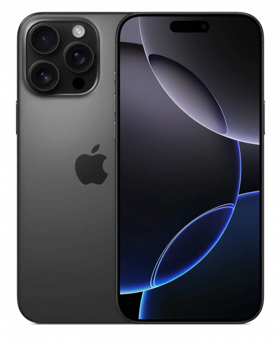 Смартфон Apple iPhone 16 Pro 128Гб Чёрный титан (Dual SIM) (Без RuStore и FaceTime Audio)). Фото 1