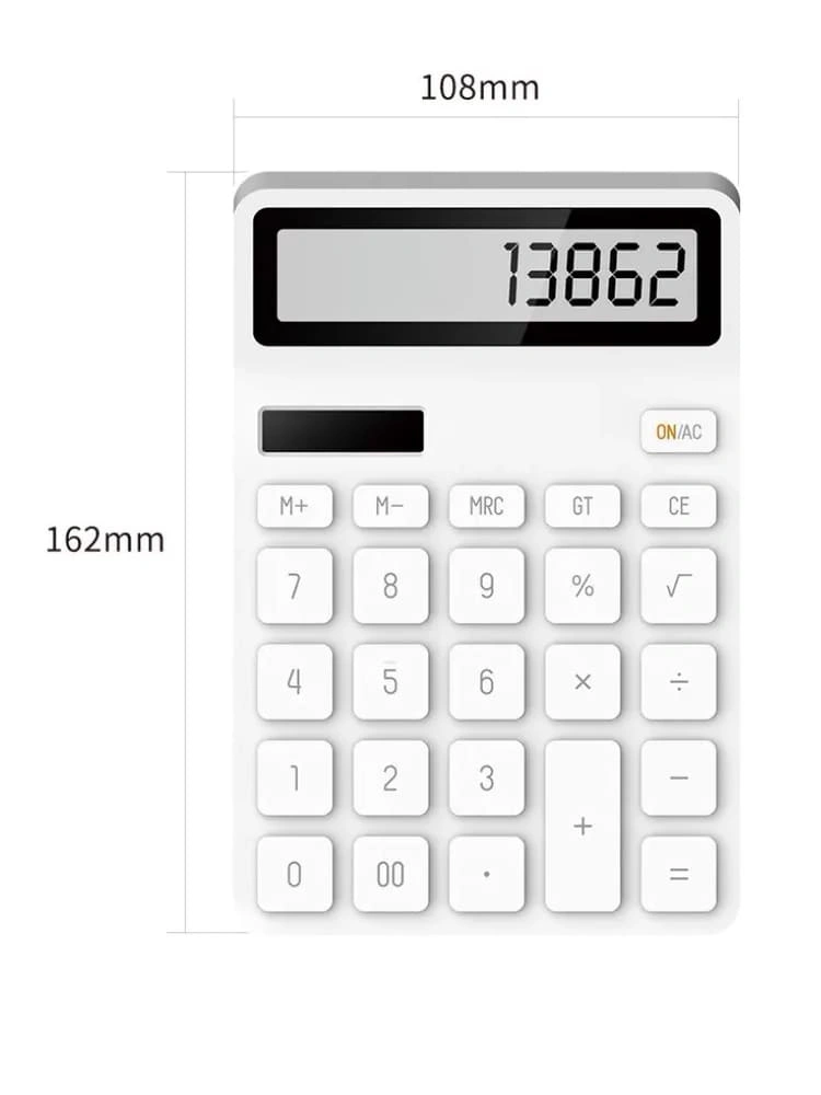 Калькулятор KACO Lemo Desk Electronic Calculator K1412, Белый. Фото 5
