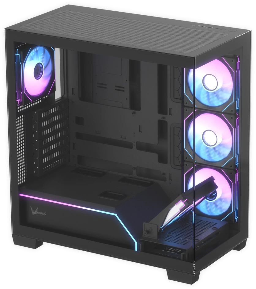 Корпус Formula V Line Crystal Z8G Floe [Crystal Z8G FLOE Black] Чёрный. Фото 5